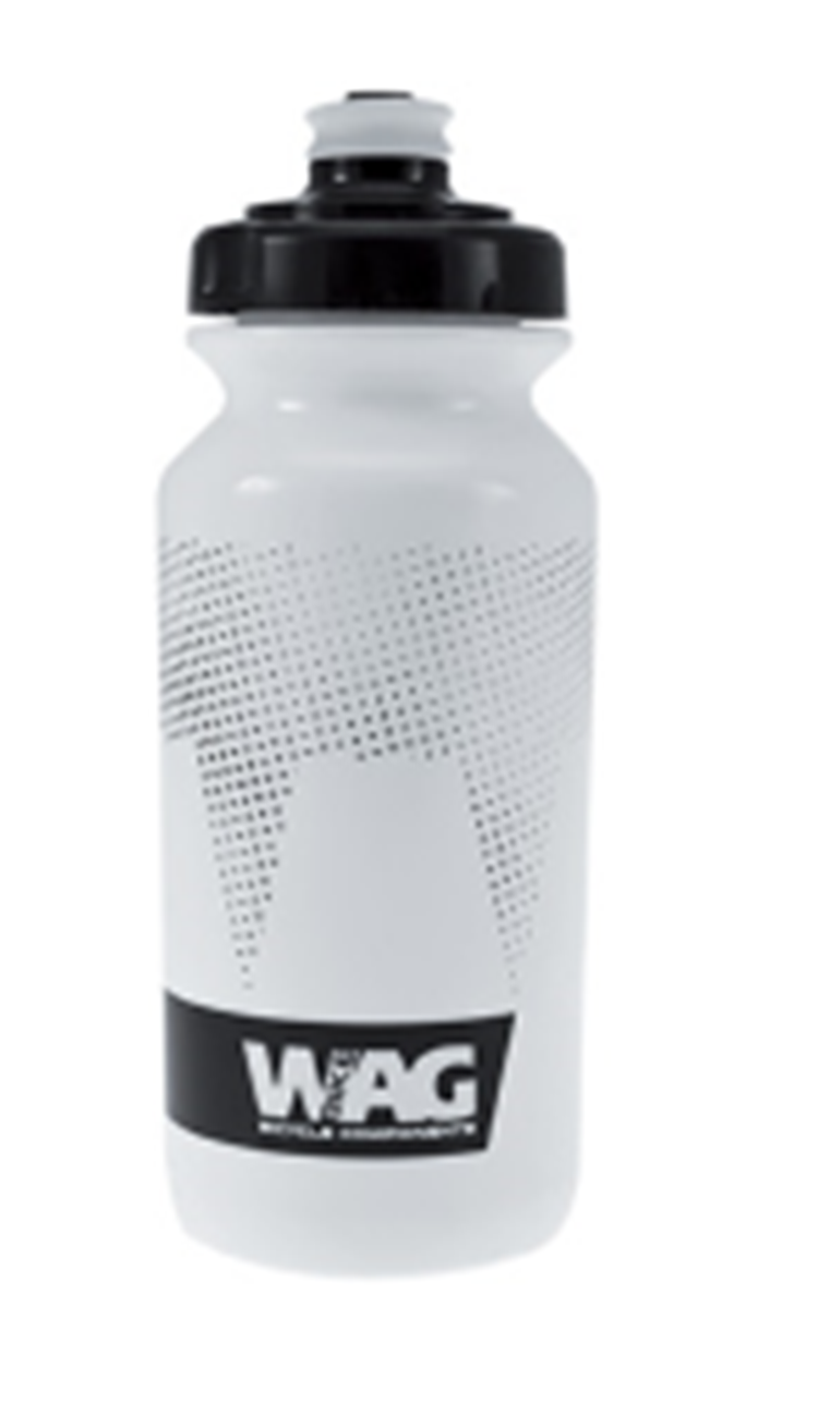 BIDON BICICLETA WAG 500ML BLANCO